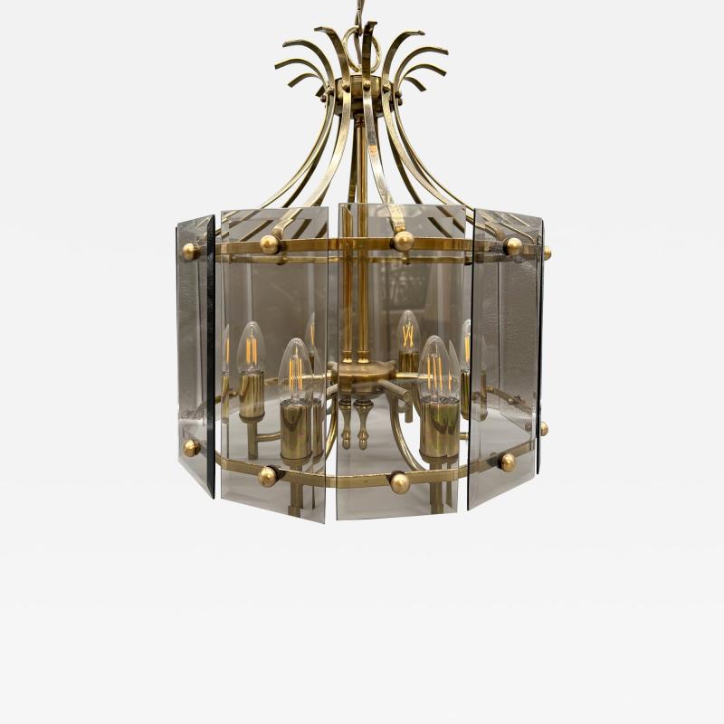 Gilbert Poillerat Lantern with in the mind of Gilbert Poillerat France circa 1970