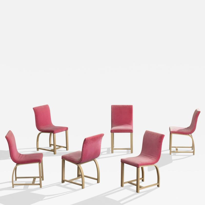 Gilbert Rohde Dining Chairs with Beech and Fabric United States 1940s