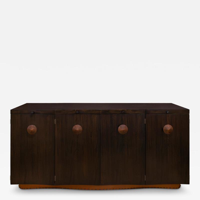 Gilbert Rohde Gilbert Rohde Impressive 4 Door Paldao Credenza 1940s