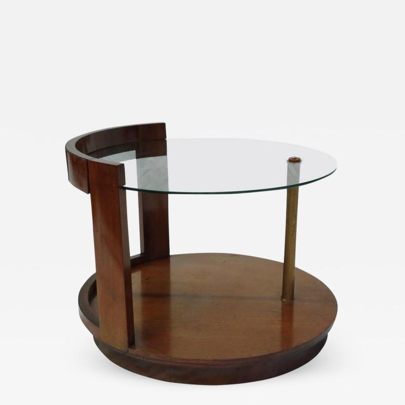 Gilbert Rohde Gilbert Rohde for Herman Miller Art Deco Walnut Cocktail Table circa 1939