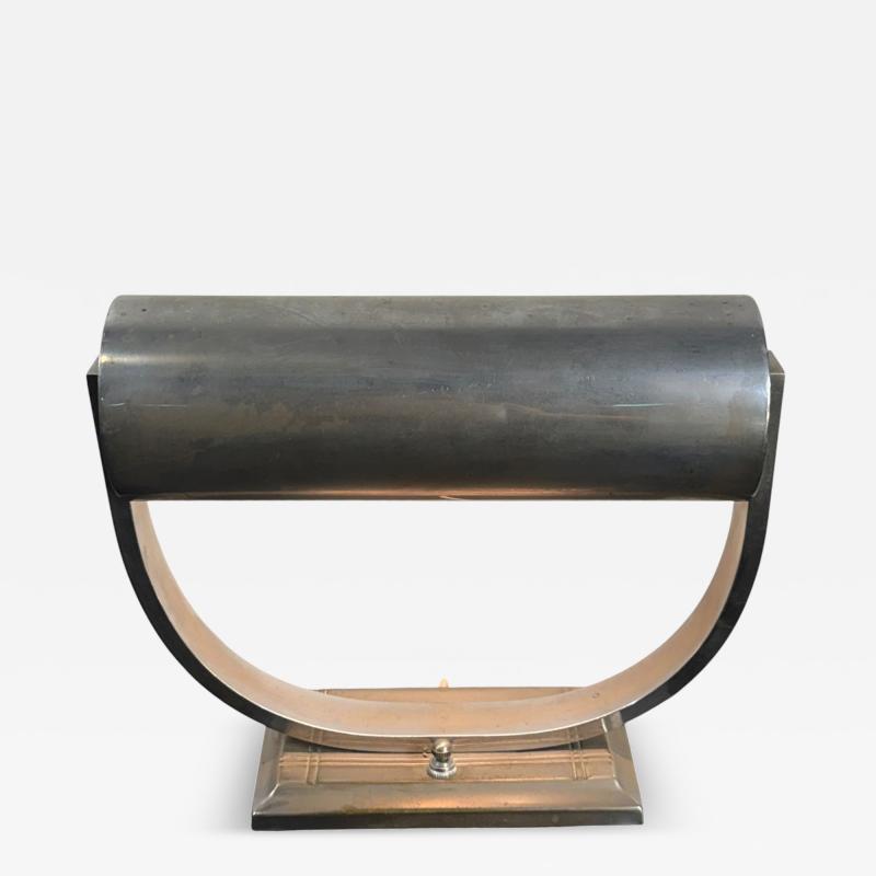 Gilbert Rohde MODERNIST CHROME ART DECO LAMP