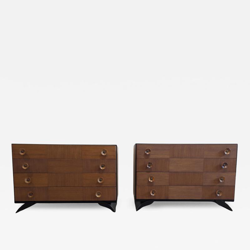 Gilbert Rohde Rare Pair of Gilbert Rohde Dressers for Herman Miller