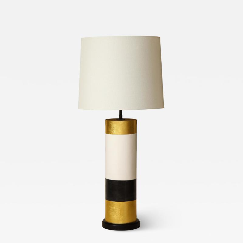 Gilded Column Table Lamp