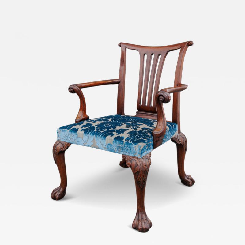Giles Grendey A Highly Important Mid George II Mahogany Armchair by Giles Grendey