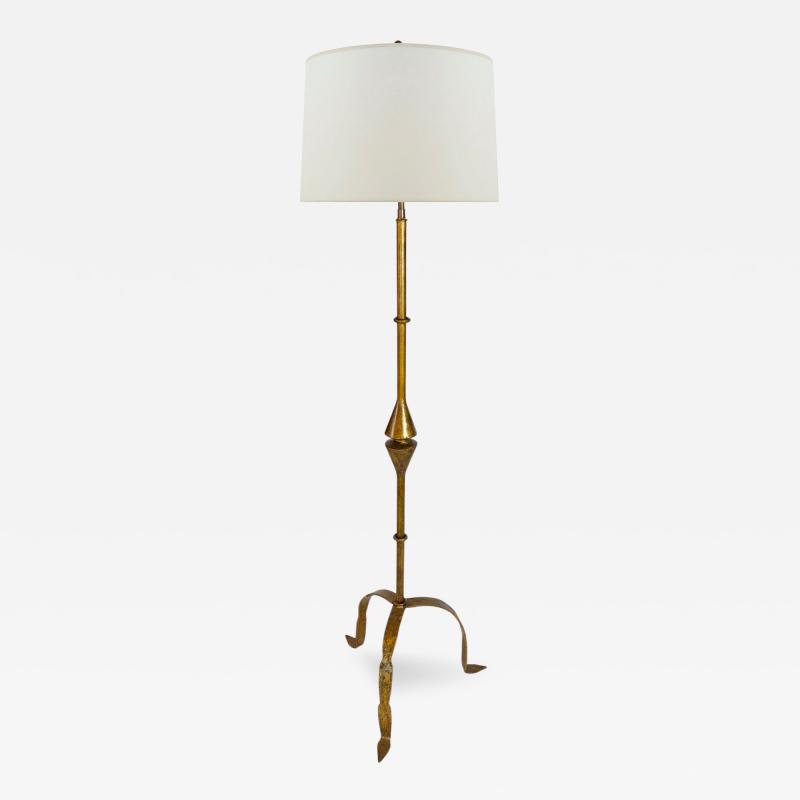 Gilt Iron Standing Lamp