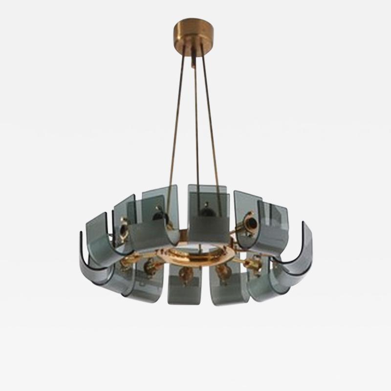 Gino Paroldo Mid Century Modern chandelier by Gino Paroldo