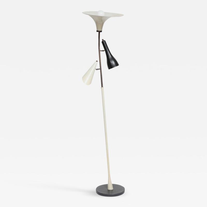 Gino Sarfatti 1950s floor lamp in the style of Gino Sarfatti