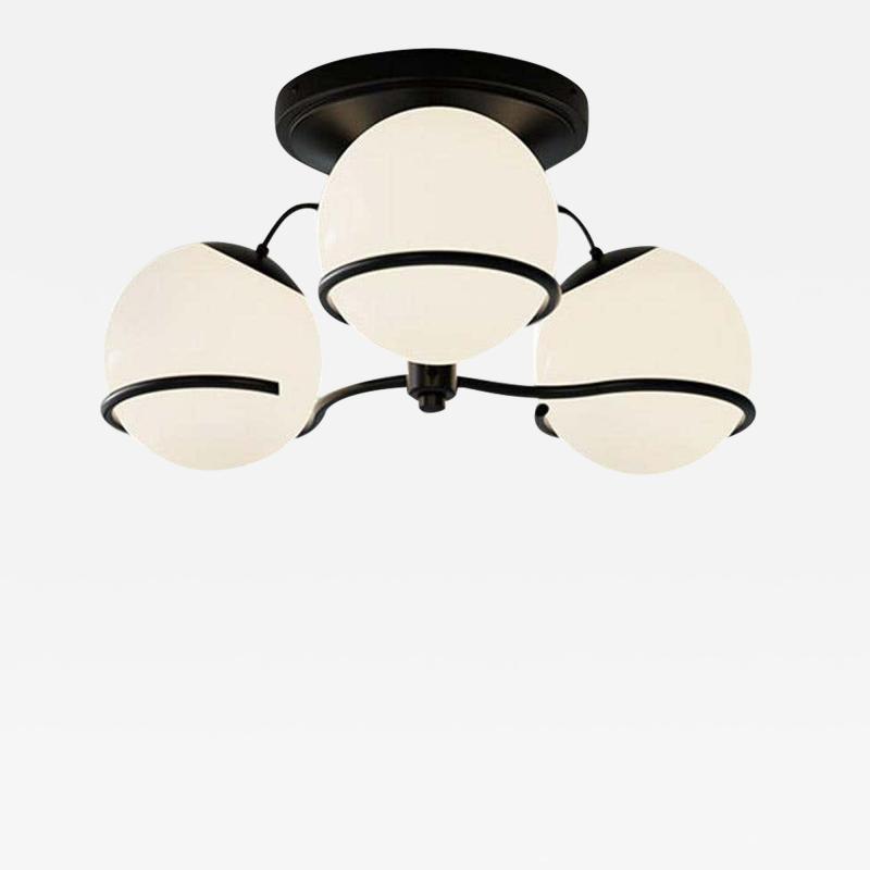 Gino Sarfatti Gino Sarfatti Model 2042 3 Ceiling Light in Black