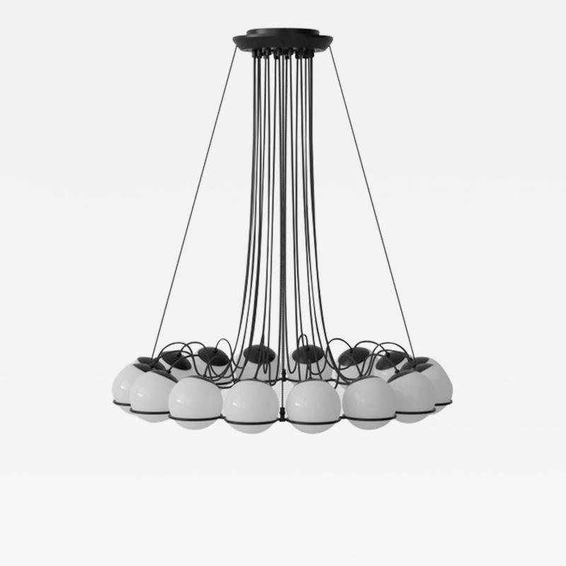 Gino Sarfatti Gino Sarfatti Model 2109 16 14 Chandelier in Black