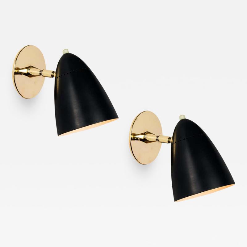 Gino Sarfatti Pair of 1950s Sconces by Gino Sarfatti for Arteluce
