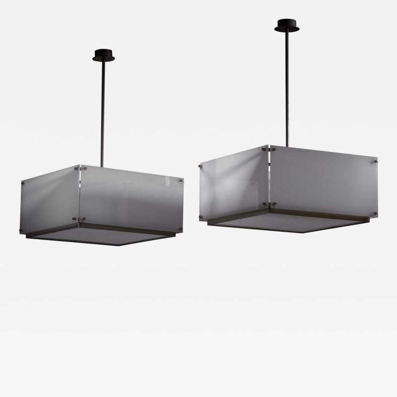 Gino Sarfatti Pair of Gino Sarfatti pendants