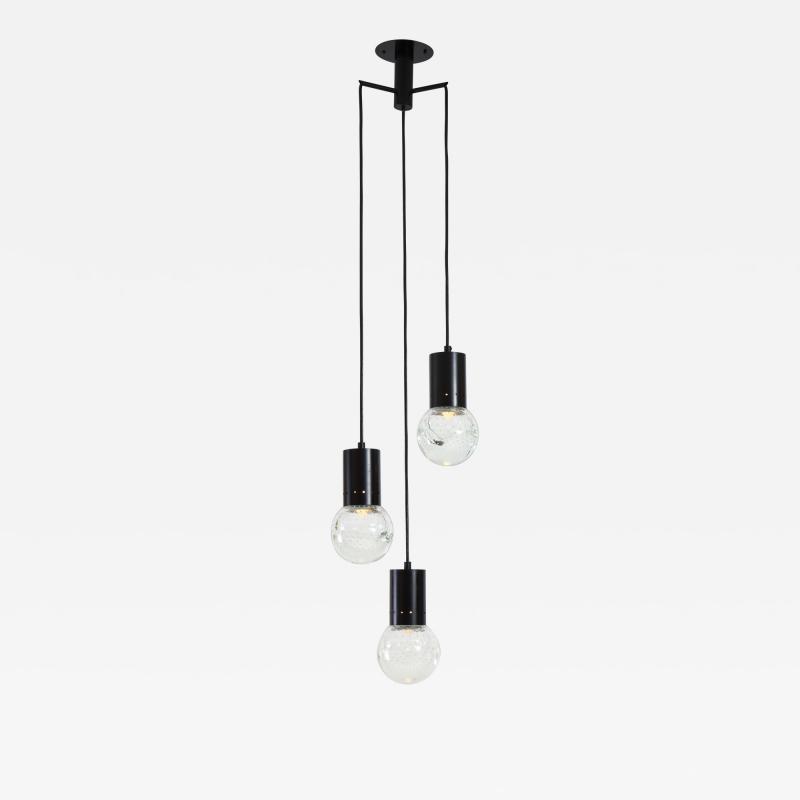 Gino Sarfatti Three Light Pendant