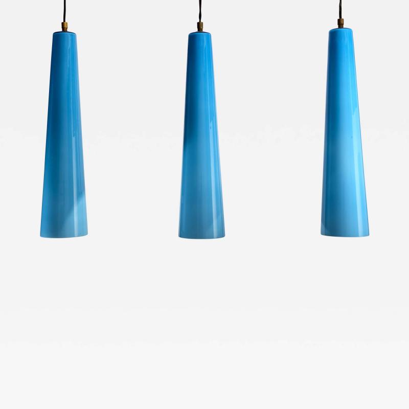 Gino Vistosi Vistosi Set of Three Hanging Lamps