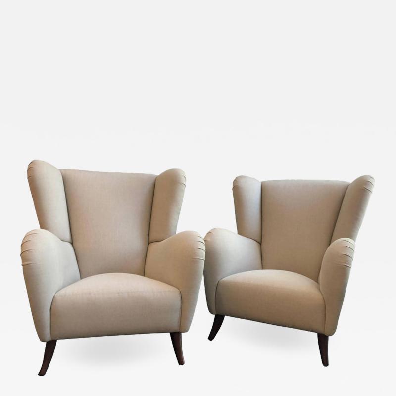 Gio Ponti 1950s Italian Armchairs