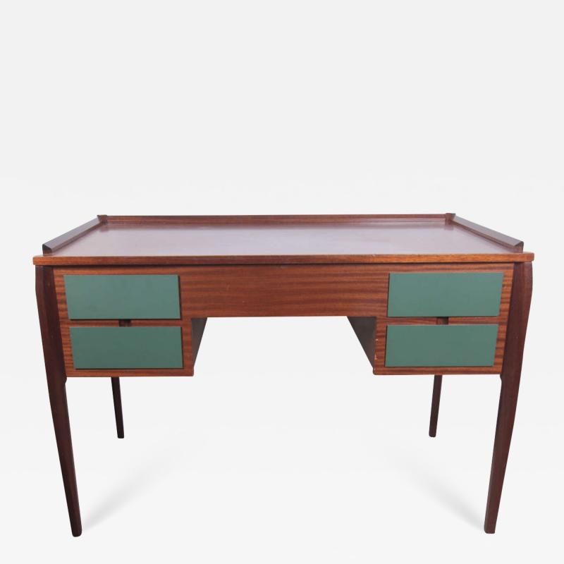 Gio Ponti 1950s mahogany desk attributed to Gio Ponti
