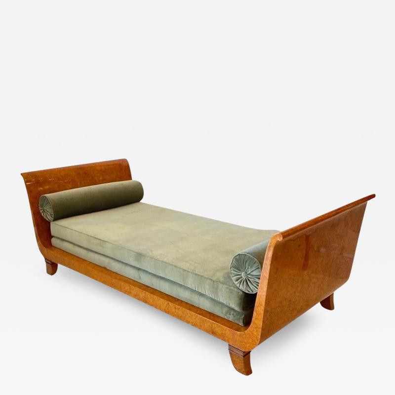 Gio Ponti Art Deco Daybed in the Style of Gio Ponti