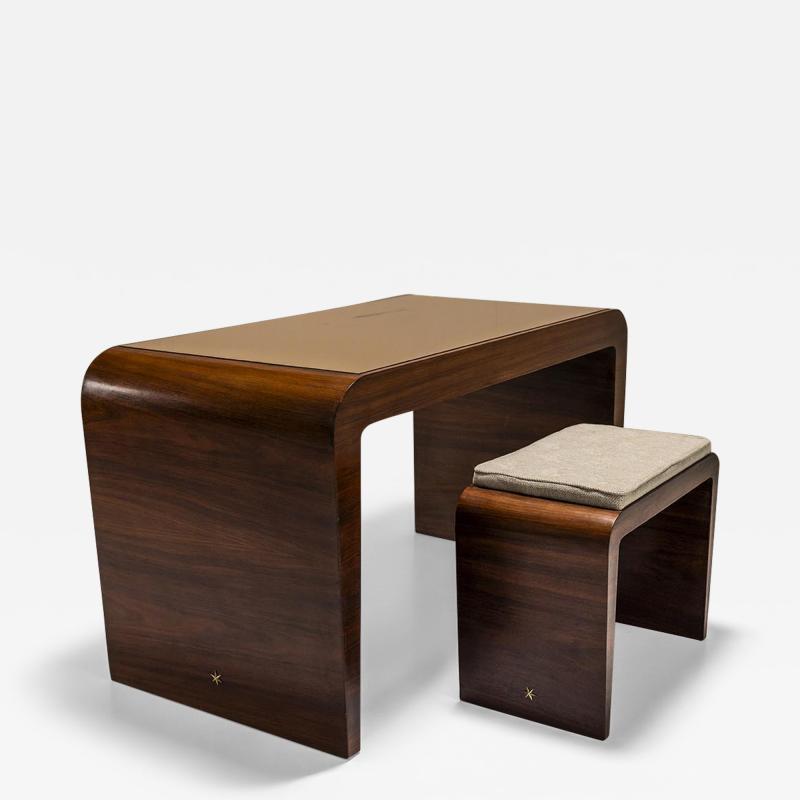 Gio Ponti Desk and Stool by Gio Ponti for Fontana Arte Italy 1938