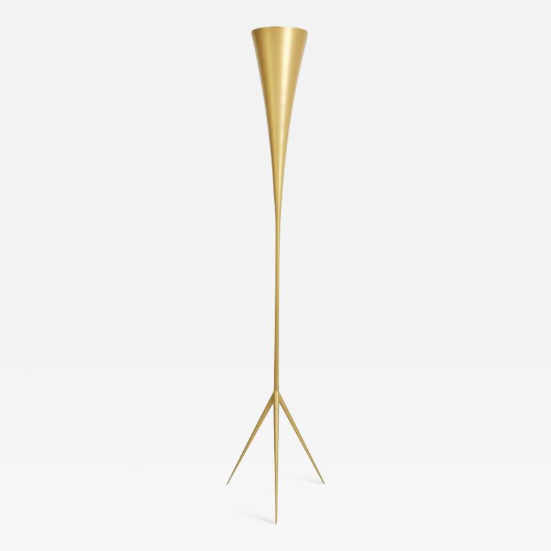Gio Ponti Gio Ponti De Lux B8 Floor Lamp in Gold