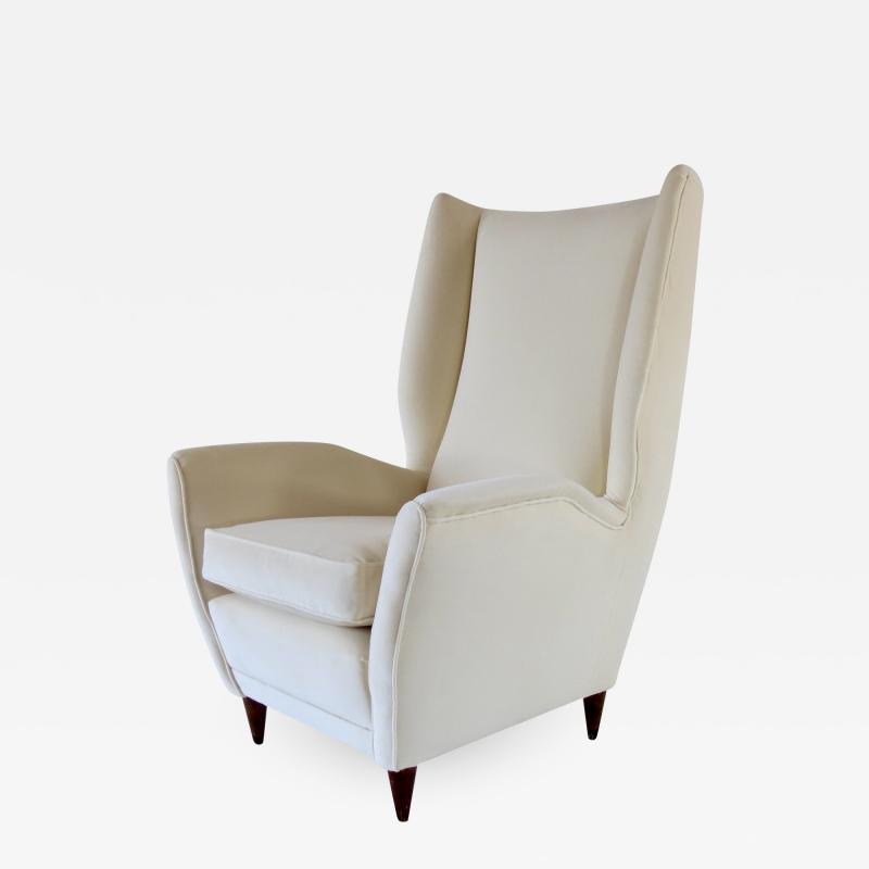 Gio Ponti Gio Ponti Ivory Wingback Armchair N 512 circa 1940