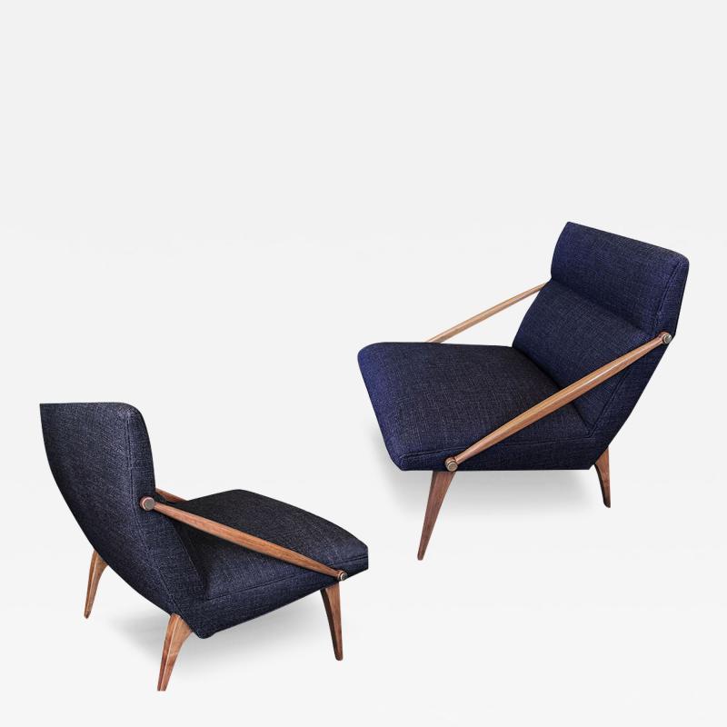 Gio Ponti Gio Ponti Pair of Lounge Chairs