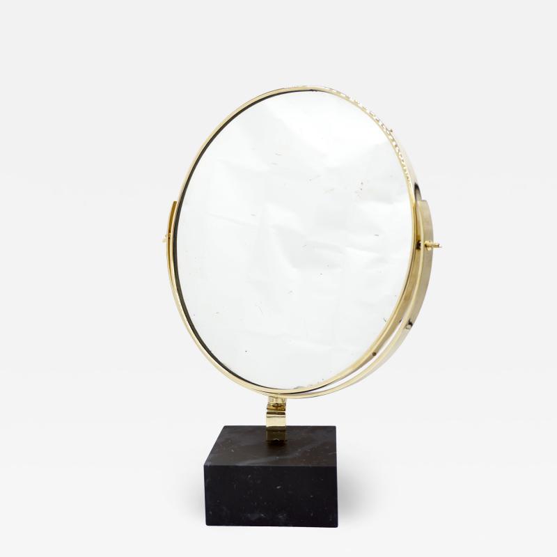 Gio Ponti Gio Ponti Vanity Mirror Fontana Arte on Black Marquinha Marble Block 1955