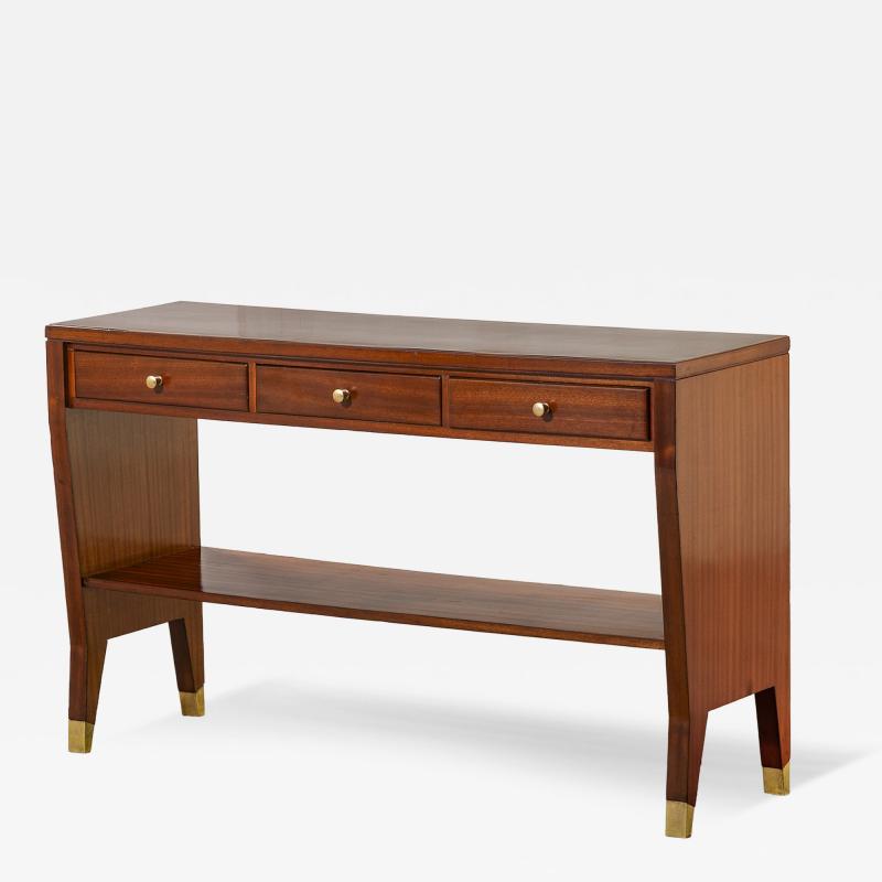 Gio Ponti Gio Ponti Wooden Consolle with Drawers