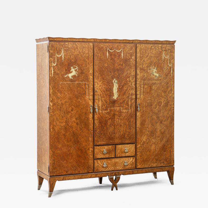 Gio Ponti Gio Ponti for Lietti Rare Wooden Armoire