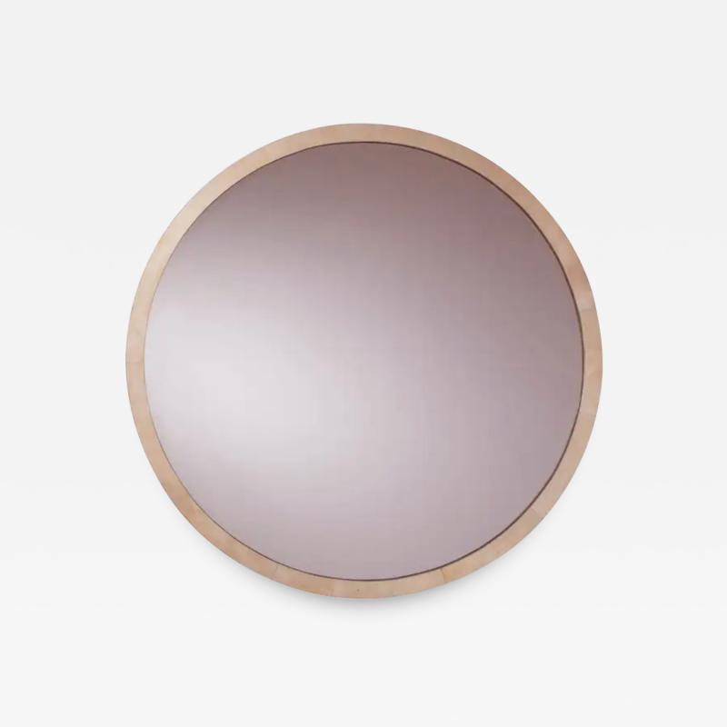 Gio Ponti Gio Ponti walnut and parchment mirror Italy 1930s