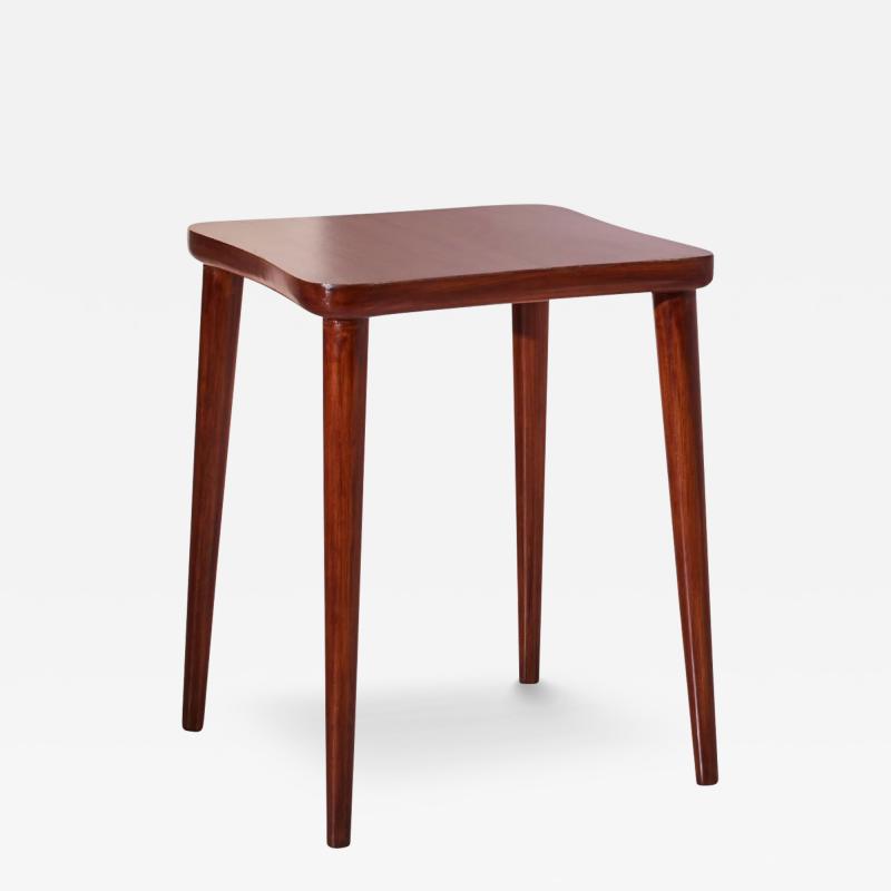 Gio Ponti Gio Ponti walnut side table from the Casa e Giardino series Italy 1940s