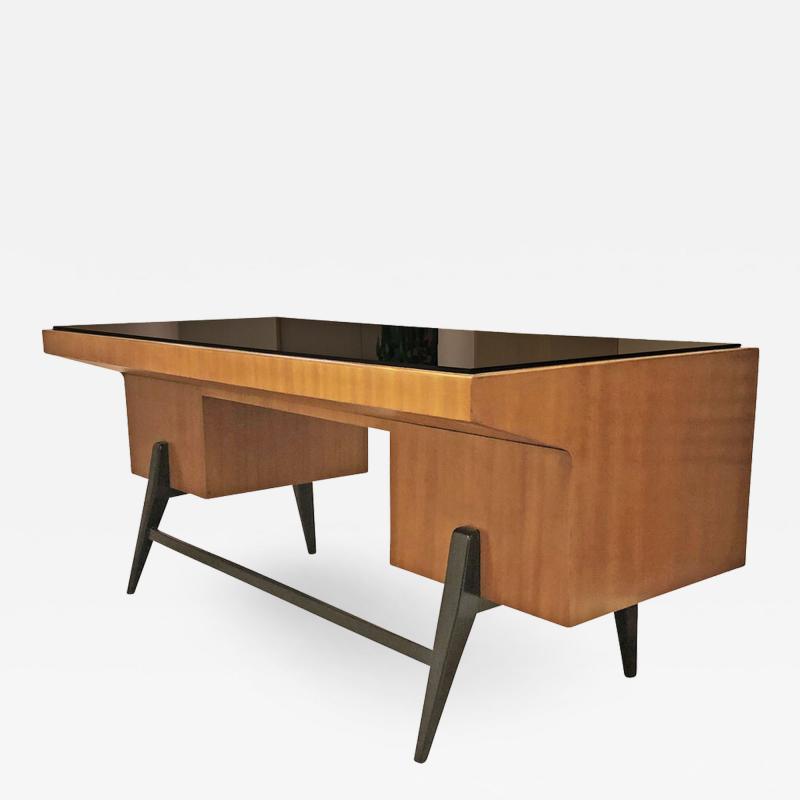 Gio Ponti Large Gio Ponti Attributed Desk