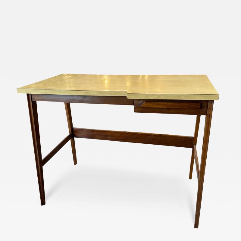Gio Ponti Mid Century Italian Small Desk 1960s Gio Ponti Style