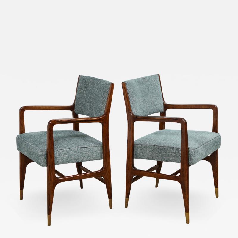 Gio Ponti Rare pair of armchairs by Gio Ponti