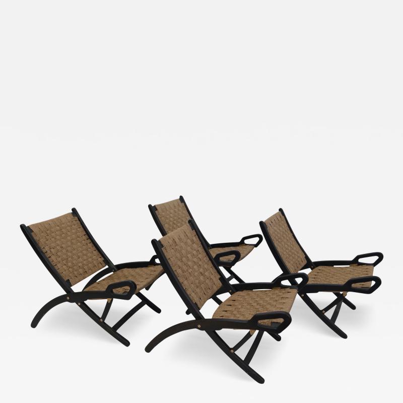 Gio Ponti Set of 4 Ninfea Chair by Gio Ponti 1950