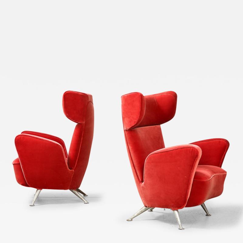 Gio Ponti Settebello Lounge Chairs by Gio Ponti Giulio MInoletti