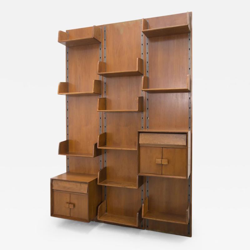 Gio Ponti Vintage Bookcase in Wood in the Style of Gio Ponti