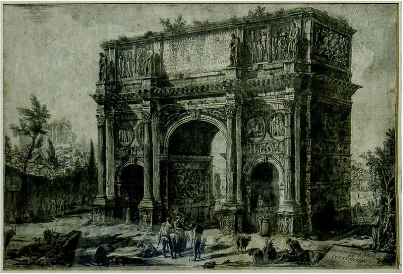 Giovanni Battista Piranesi A 19th Century Single Framed Etching after Giovanni Battista Piranesi