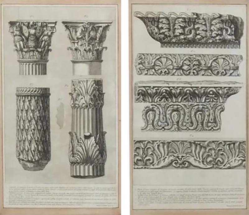 Giovanni Battista Piranesi Piranesi Engravings Piranesis Della Magnificenza De Archiettura De Romani