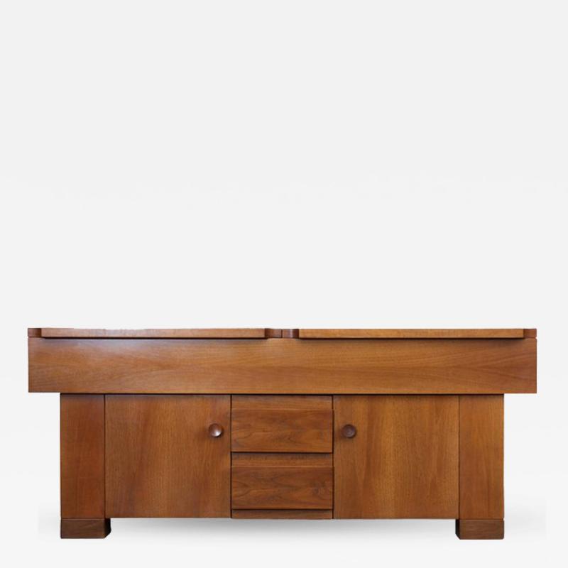 Giovanni Michelucci Torbecchia Credenza in Walnut by Giovanni Michelucci Italy 1960s