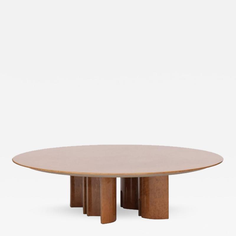 Giovanni Offredi Giovanni Offredi for Saporiti High Gloss Burl Coffee Table