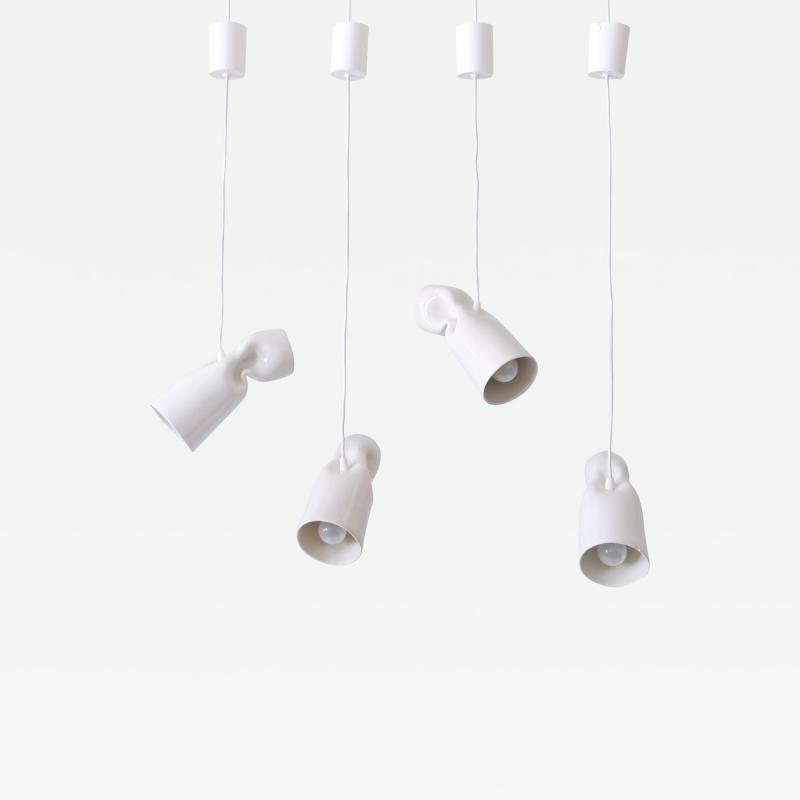 Gitta Gschwendtner Set of Four Strangled Light Pendant Lamps by Gitta Gschwendtner for Artificial