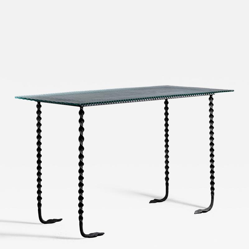 Giulia Degli Alberti console table for Metals