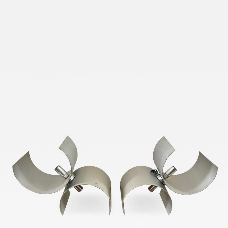Giuliano Cesari Rare Pair of Small ICS Lamps designed by G Cesari for Nucleo Sormani