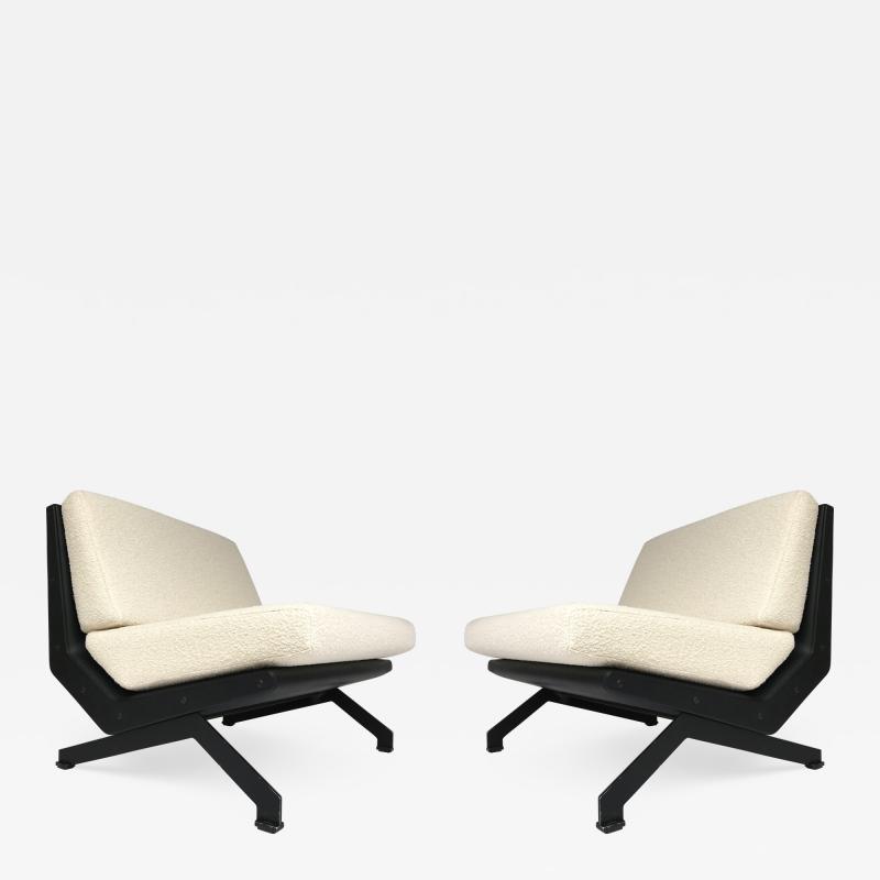Giulio Moscatelli Pair of Armchairs by Giulio Moscatelli for Formanova Italy 1960s