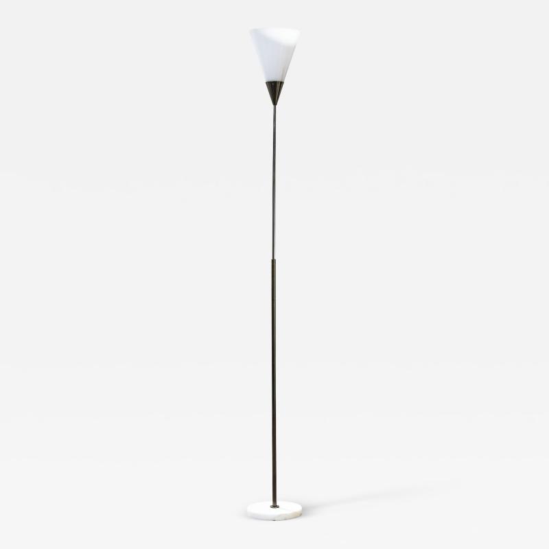 Giuseppe Ostuni Giuseppe Ostuni Oluce Floor Lamp mod 340PX Brass Methacrylate 50s