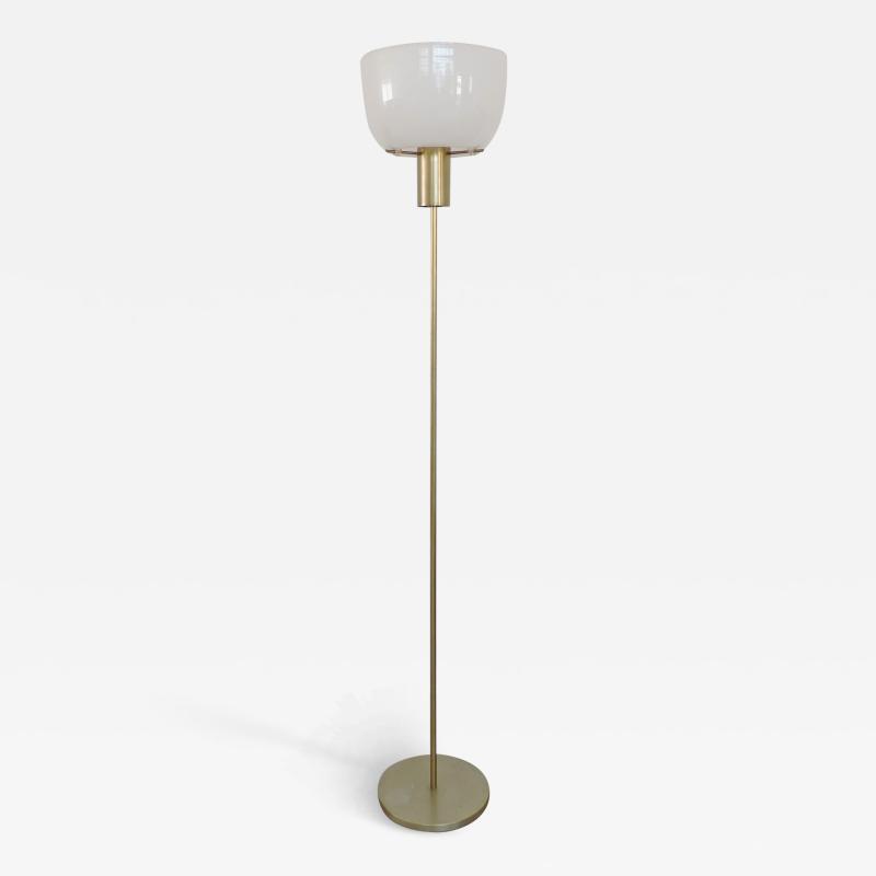 Giuseppe Ostuni Giuseppe Ostuni for Oluce Floor Lamp in Glass and Orange Plexiglass