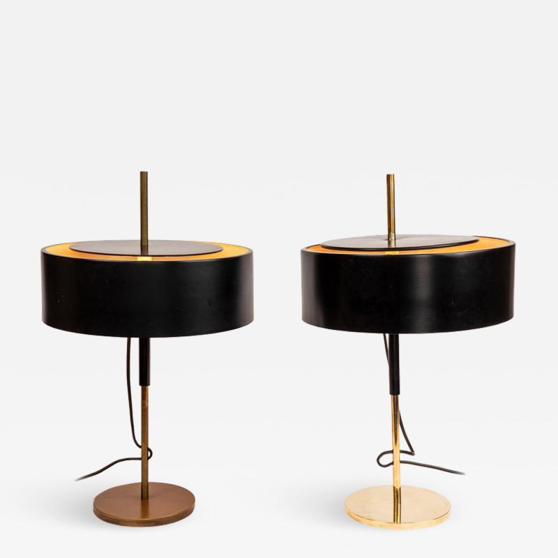 Giuseppe Ostuni Pair of 1950s Giuseppe Ostuni 243 Table Lamps for O Luce