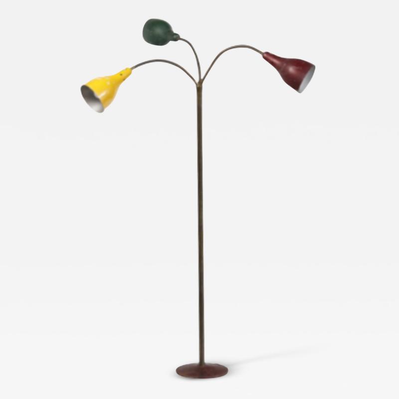 Giuseppe Ostuni c1948 Giuseppe Ostuni 3 arm table lamp for O Luce
