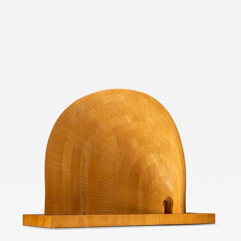 Giuseppe Rivadossi La Mia Casa Wooden Sculpture by Giuseppe Rivadossi Italy 1975