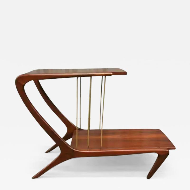Giuseppe Scapinelli Brazilian Modern Bar or Side Table in Hardwood by G Scapinelli 1950s Brazil