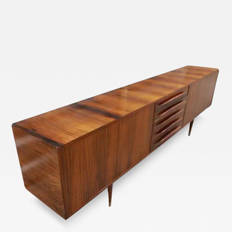 Giuseppe Scapinelli Brazilian Modern Credenza in Hardwood by Giuseppe Scapinelli 1950 s